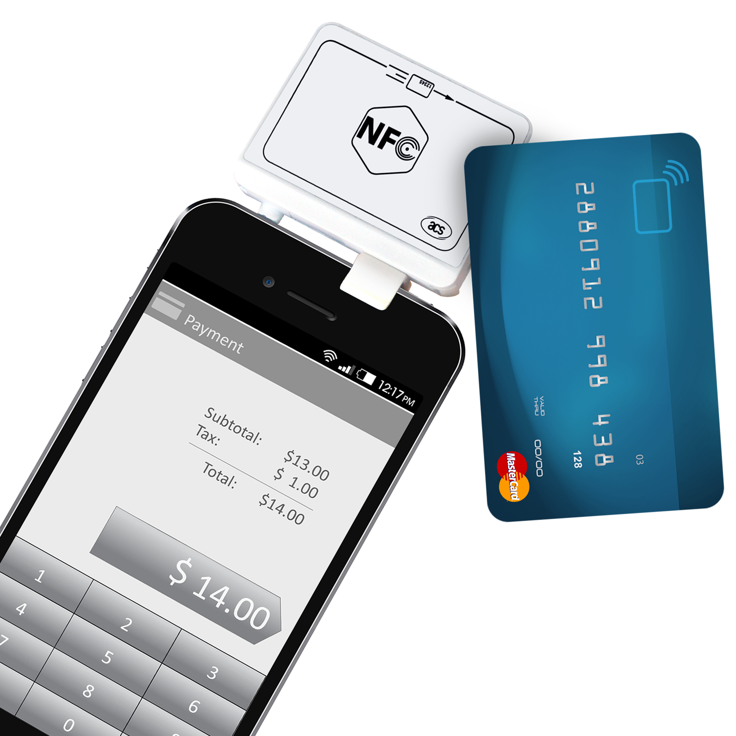 Mobile Card Readers - ACR35 NFC MobileMate Card Reader | ACS