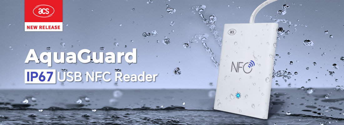 AquaGuard IP67 USB NFC リーダー